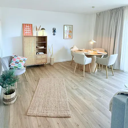 Apartamento Sonnenbalkon, Strandnah & Gemuetlich - Ideal Fuer 2-3 Personen - Family & Friends Hygge