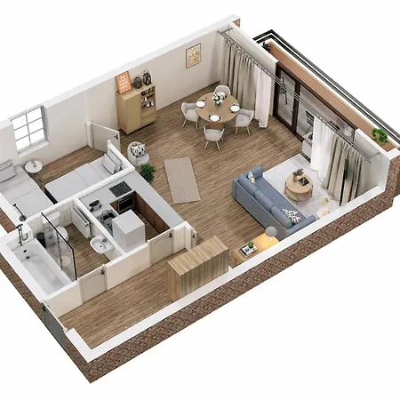 Apartamento Sonnenbalkon, Strandnah & Gemuetlich - Ideal Fuer 2-3 Personen - Family & Friends Hygge